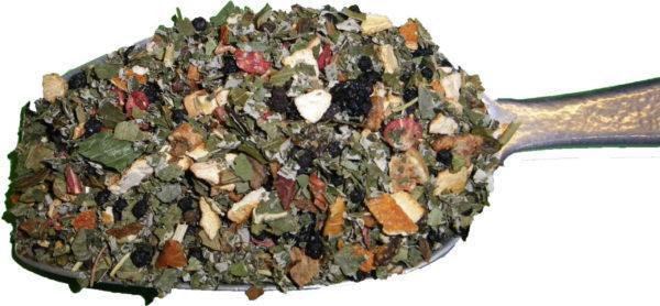 Bunter Früchtemix Teekessel Niebüll